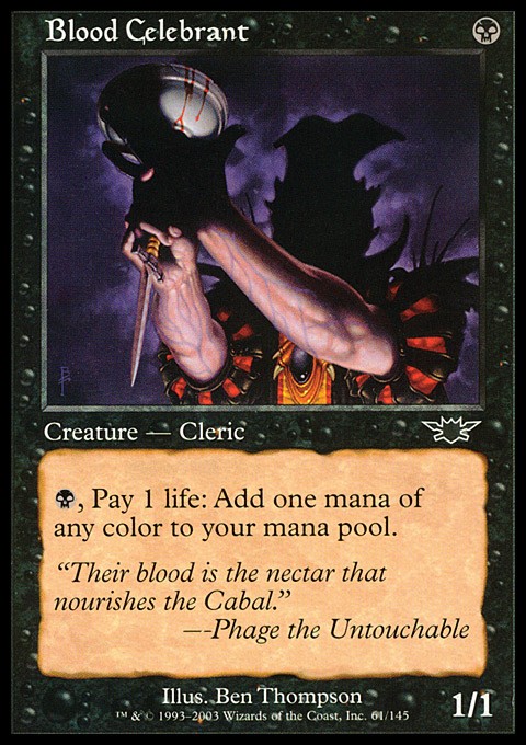 MTG Magic the Gathering Blood Celebrant (61/145) Legions LP