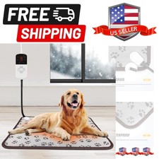 Pet Heating Pad for Dogs, Electric Waterproof Dog Heated Mat, Chew Resistant ...