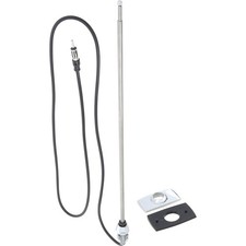 1965-79 Ford Car Truck Radio Antenna Mast Rectangular Base With Round