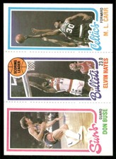 1980-81 Topps Don Buse / Elvin Hayes / M.L. Carr TL #35 / 190 / 242