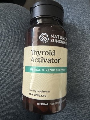Nature's Sunshine Thyroid Activator, 100 Capsules, Herbal Thyroid Support