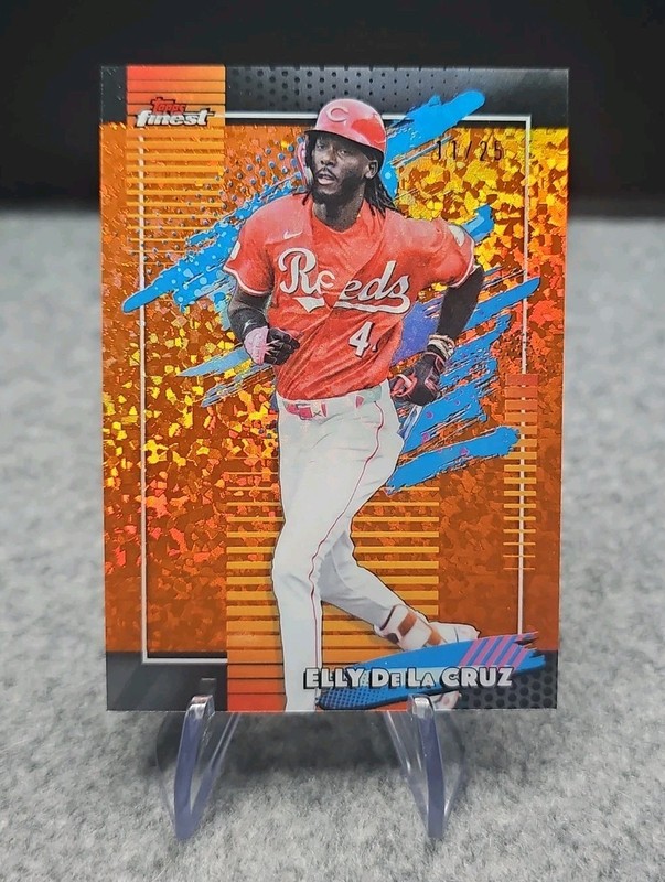 2026 Topps Finest - Elly De La Cruz - Uncommon #162 Orange Mini Diamond /25 Reds
