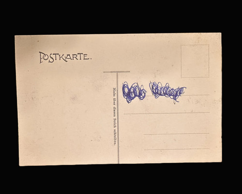 Kaiserreich Deutsche Postkarte mit Nachlassansicht und handschriftlicher Inschrift von 1908 - Bild 2 von 2