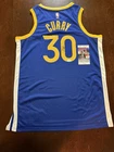 Stephen Curry Signed Authentic Nike Warriors Jersey Autograph NBA JSA COA Steph