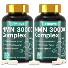2X NMN Capsules Energy Booster BOOSTIS NAD Level Anti Aging Supplement 60 Caps