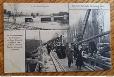 Le Pont Chiquard Station d'Arsonval - Jaucourt, Transbordement des Voyageurs, Tr