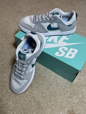 New Nike SB Alleyoop Size  7y 8.5W Particle Grey/Geode Teal W/box Great Deal