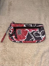VERA BRADLEY Large Zip Around Wallet & Wristlet - Cheery Blossoms - Brand New
