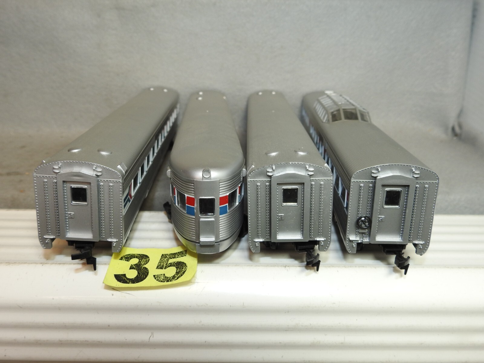 FOUR ATHEARN HO aMTRAK PASSENGER CARS READY TO RUN L.N. eBay