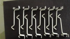 12 Econoco 4” Panel Gridwall Panel Display Hooks, 12 Grid Hooks