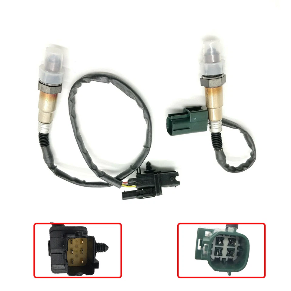 Sensor de oxígeno O2 de 2 piezas OEM aguas arriba + aguas abajo para Nissan Sentra 2003-2006 1,8 L Foto 3 de 4