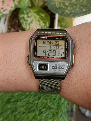 AUTHENTIC CASIO BLOOD PRESSURE MONITOR JAPAN MEN'S DIGITAL