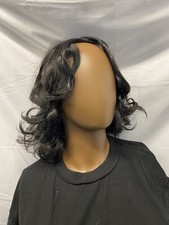 Women  s Unbranded Curly Black Short Length Wig W/ Wig Cap