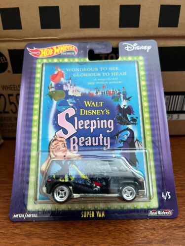 HOT WHEELS 2019 Pop Culture Disney Mix A Sleeping Beauty Super Van