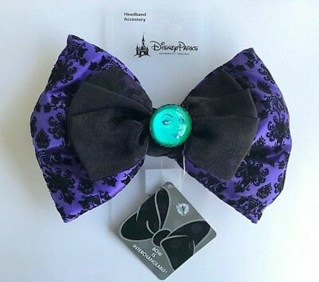 Disney Parks Haunted Mansion Interchangeable Bow Headband Accessory NEW Disney Parks Haunted Mansion Interchangeable Bow For Minnie  main image 3