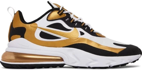 Nike Air Max 270 React Metallic Gold