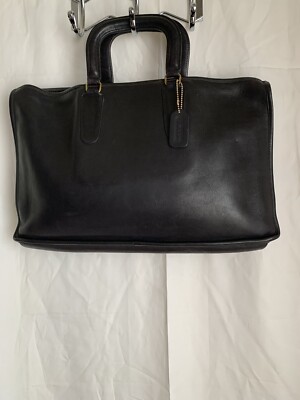 Vintage Coach Black Color Original Large Bag # 326-2833. Made NYC