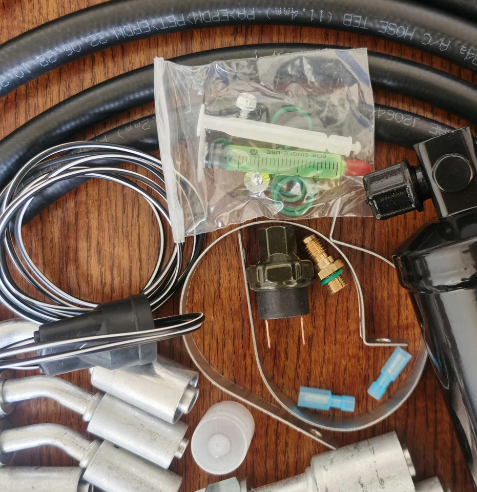 A/C Ext Length Reduced Barrier Hoses & Fittings Binary Switch Drier Kit - Image 2 of 2