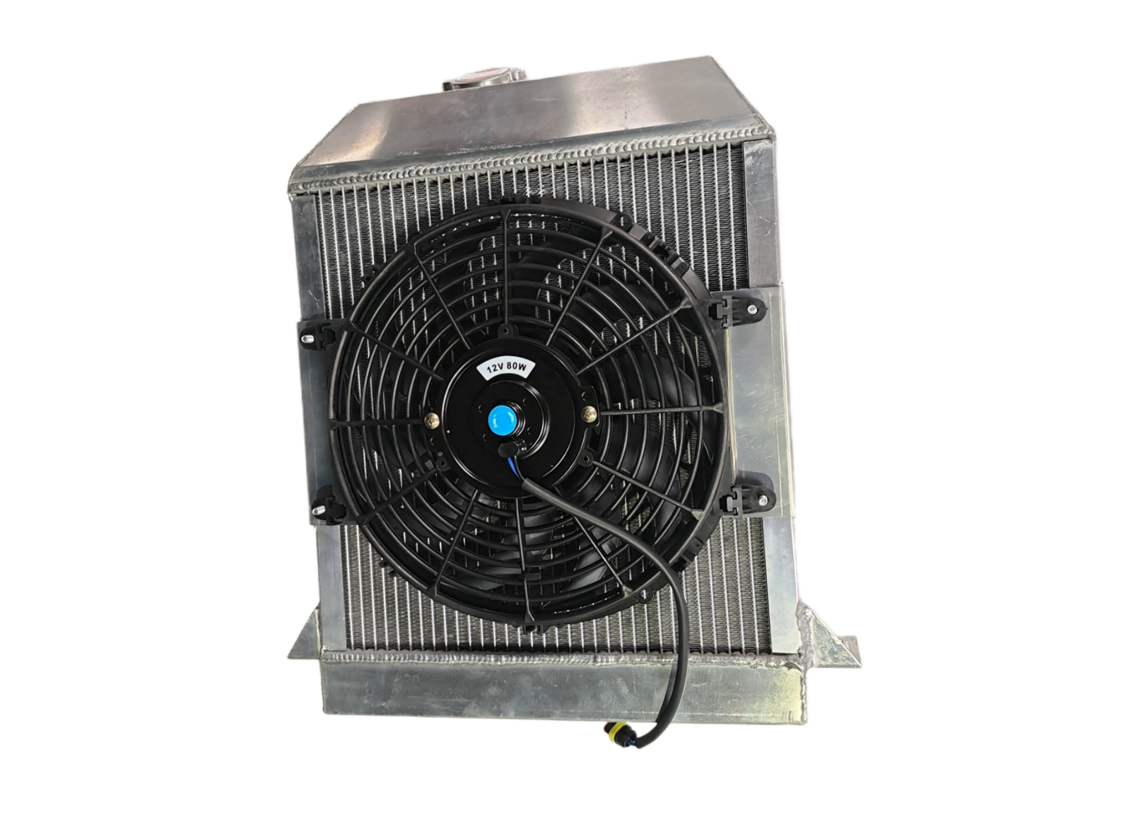 FILA Radiatore e ventola in alluminio con montaggio per Morgan Plus 8 otto + 8 1968 2003