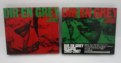 Dir en grey CD DECADE 1998-2002 & 2003-2007 Limited Edition Dir en grey CD DECADE 1998-2002 & 2003-2007 Limited Edition