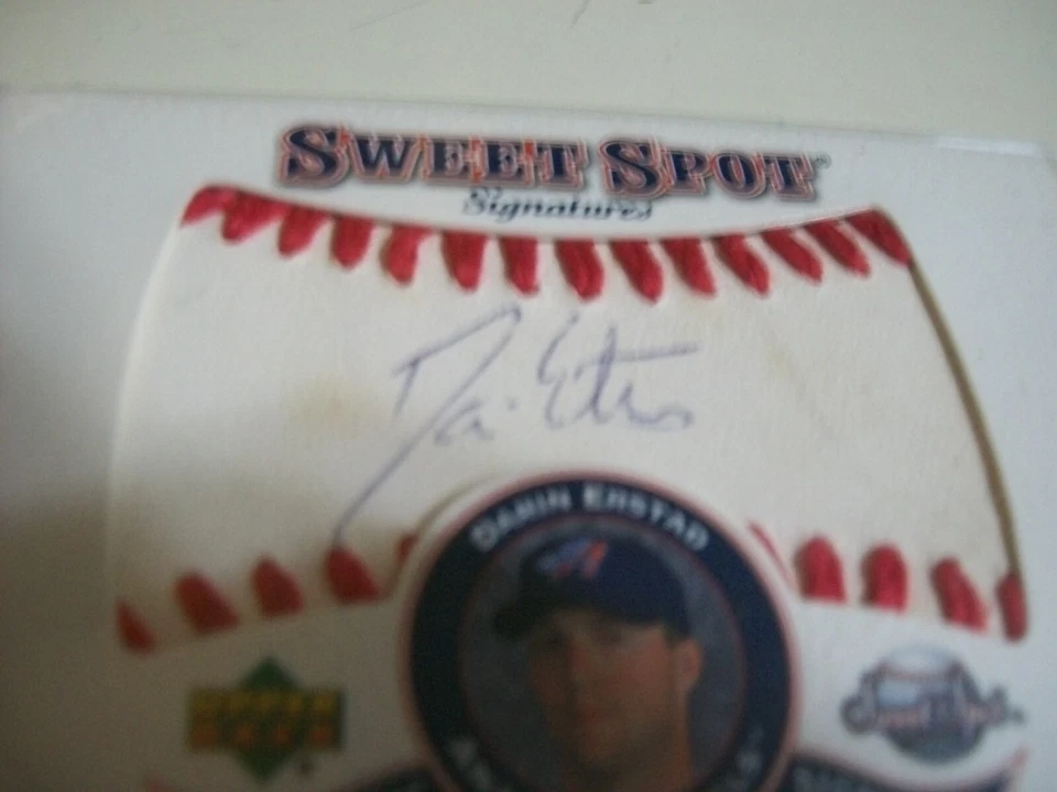 2001 UPPER DECK SWEET SPOT DARIN ERSTAD SIGNED AUTO #S-DE ANAHEIM ANGELS - Image 2 of 3