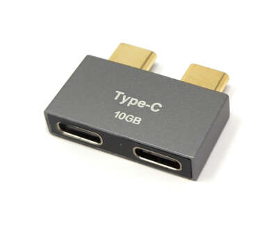USB 3.1 Adapter – Doppel Typ-C Auf Typ-A, Bis 100W & 10 Gbit/s