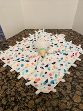 Target Oh Joy Stork Infant Lovey White Green Soft Baby Snuggle Stripes Security