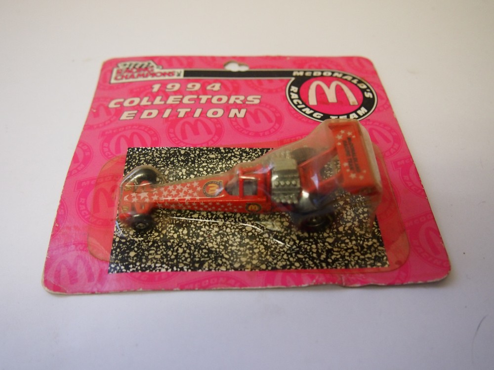 MCDONALDS 94 COLLECTORS EDITION DIECAST RACE CAR DRAGSTER RACING CHAMPIONS