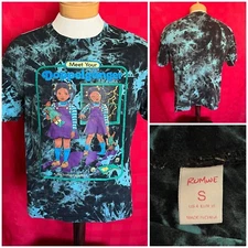 NEW NWOT Romwe Tie-Dye Horror  Twins Doppelgänger Women’s Size Small Med Shirt