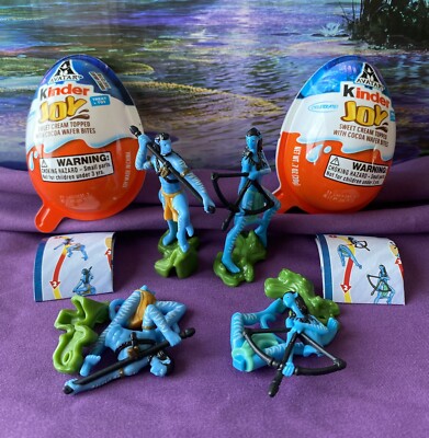 Avatar Kinder Joy Toys unassembled - Neytiri and Jake