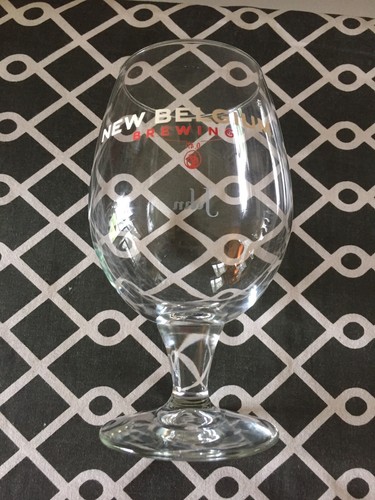 New Belgium Brewing Co. Stemmed Tulip Craft Beer Glass 0.47L - JOHN etch, EUC - Picture 8 of 9