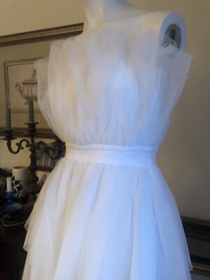 Altar'd State 2023 Dress Small White Tulle Prom Homecoming Strapless Worn  Once | eBay