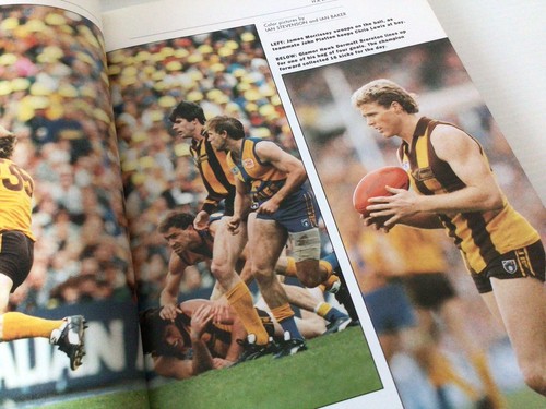 Football Year 91 Pb Includes Special Crows Section Rare Cover AFL Footy Book - Picture 12 of 15