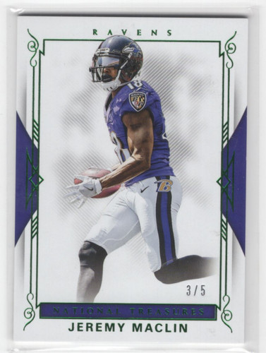 Jeremy Maclin [Emerald] #51 2017 Panini National Treasures card
