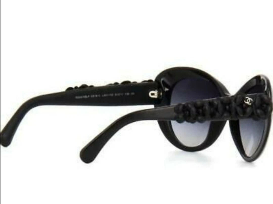 CHANEL sunglasses - Limited Edition - CH5318Q C501S8 - Black - Camellia  Flowers