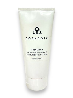 Cosmedix Hydrate+ Broad Spectrum SPF17 Moisturizing Sunscreen (6oz / 170g)