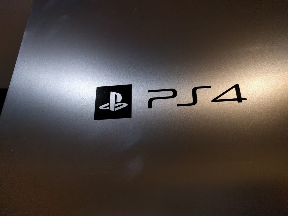 4 Pack Playstation PS4 logo Vinyl Decal Gloss Black 3