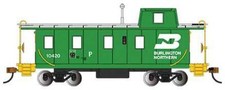 Bachmann 14005 HO Scale Offset Cupola Caboose Burlington Northern BN 10420