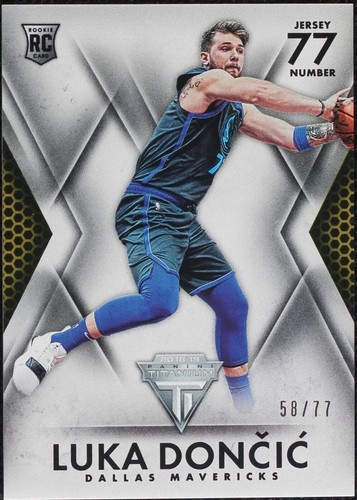 2018-19 Panini Chronicles #166 LUKA DONCIC Luminance Rookie RC PSA