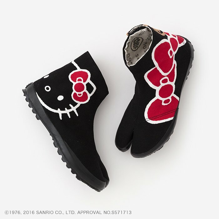 Hello Kitty x SOUSOU Collaboration Split Toe Tabi Shoes Ninja
