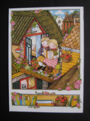 UNUSED 1993 vintage greeting card Mary Engelbreit GRADUATION Learning New Things