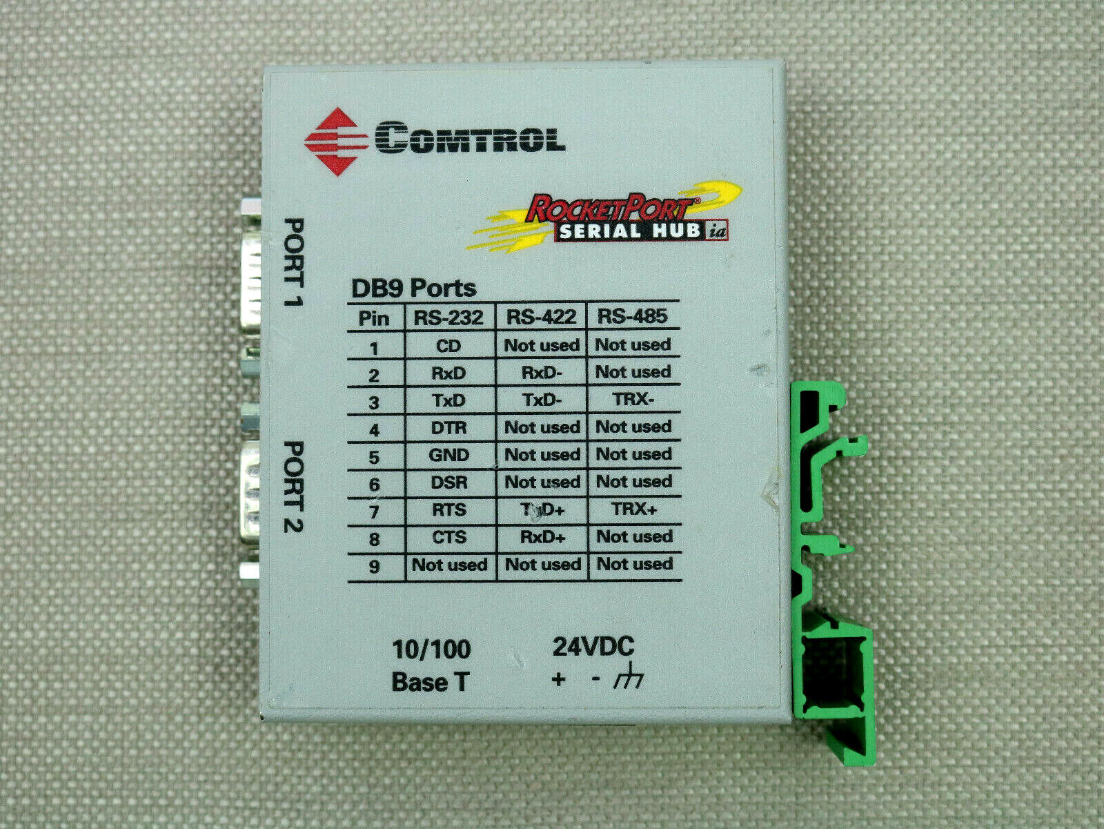 Comtrol 3000177 Rocket Port Serial Hub Gray