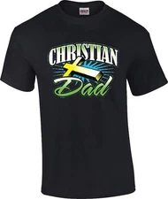 Christian Dad Religious Jesus Christ Cross T-Shirt