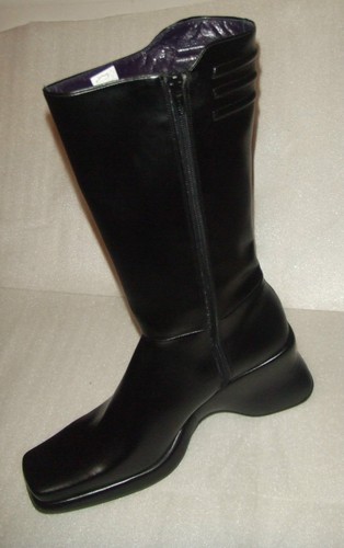 BUTTERFLY BOTTES EN CUIR POINTURE 40 MODÈLE GLOVE NOIR - Picture 2 of 12