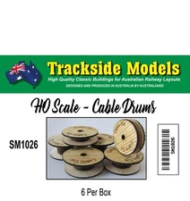 Trackside Models  - HO Scale - Laser Cut "Cable Drums" - SM1026