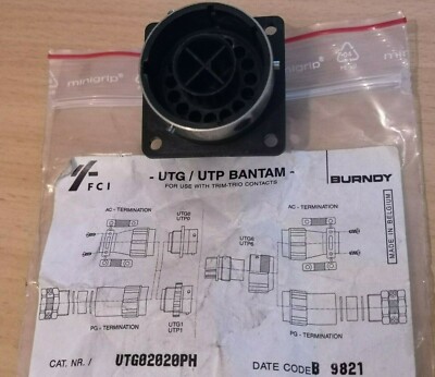 Burndy UTG02020PH Anschluss  B9821 Rund NEU OVP