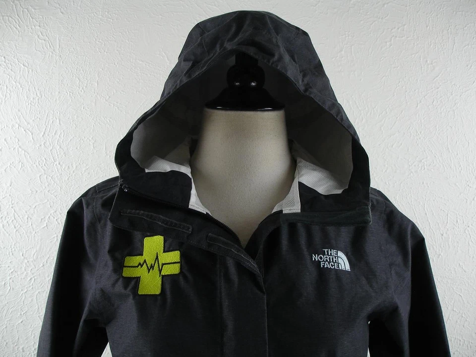 Chaqueta para mujer The North Face Apex Dryvent S TNF gris jaspeado lluvia parka con capucha Foto 2 de 4