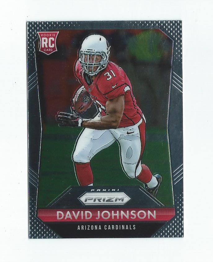 2015 Panini Prizm #224 David Johnson RC Rookie Cardinals Texans