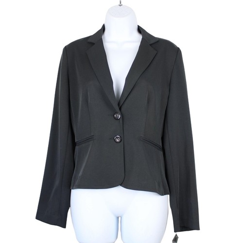 Tracy Evans Blazer Women's Black form fitted two button Size 3(NWT) - Picture 1 of 10