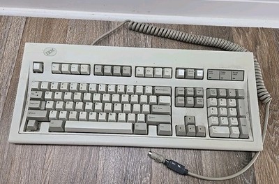 Vintage IBM Mechanical Keyboard Model M 1980s Spring Clicky OEM Cable UNTESTED